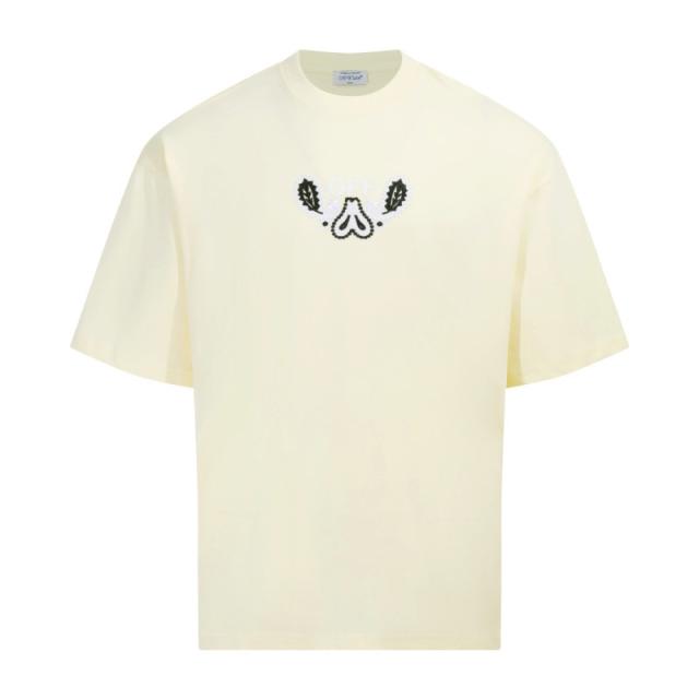 1:1 Top Quality OW SS19 Tee T-Shirt Black Beige