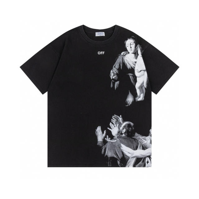 OW 25SS T-Shirt (Black/White)