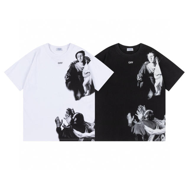 OW 25SS T-Shirt (Black/White)