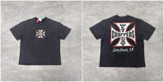 West Coast Choppers Washed Distressed  T-Shirt
