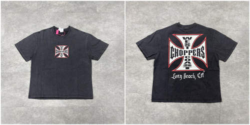West Coast Choppers Washed Distressed  T-Shirt