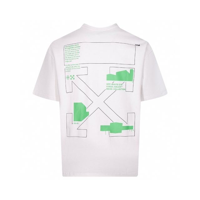 1:1 Top Quality Off White Off-White Tape Arrow T-Shirt Black White