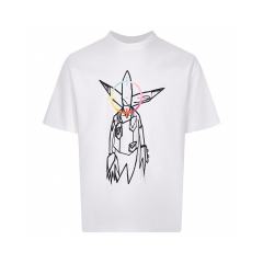 1:1 Top Quality OW - Futura Oversized Printed T-Shirt