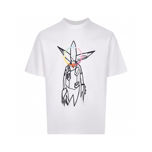 1:1 Top Quality OW - Futura Oversized Printed T-Shirt