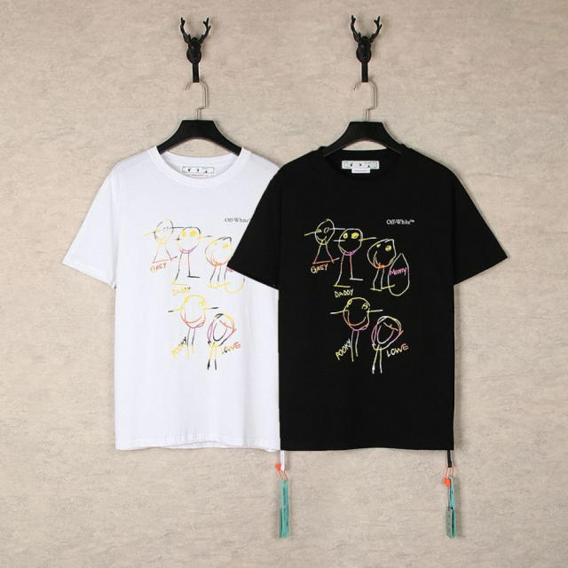 OW 25SS T-Shirt (Black/Red)