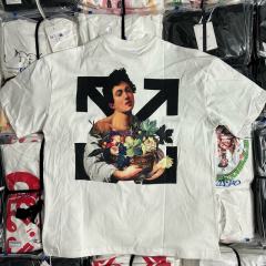 1:1 Top Quality OW Caravaggio Boy Slim Tee T-Shirt