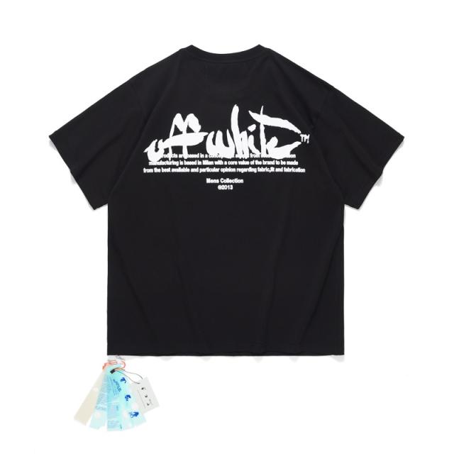Off White OW Logo T-Shirt White Black