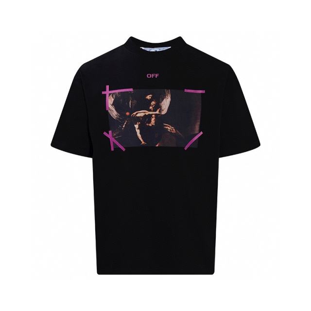 1:1 Top Quality OW Arrow Caravaggio Mercy Tee 'Black'