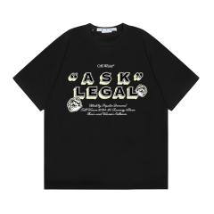 OW 25SS T-Shirt (Black/White)