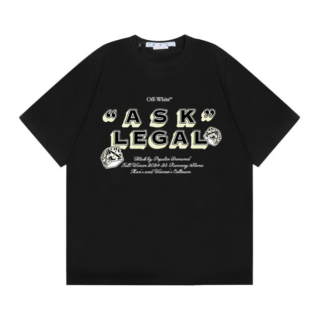 OW 25SS T-Shirt (Black/White)