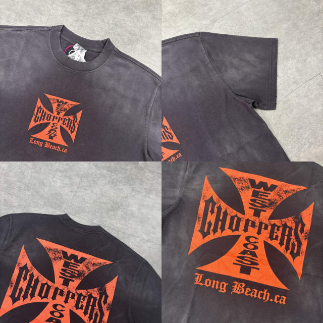 West Coast Choppers Washed Distressed T-Shirt