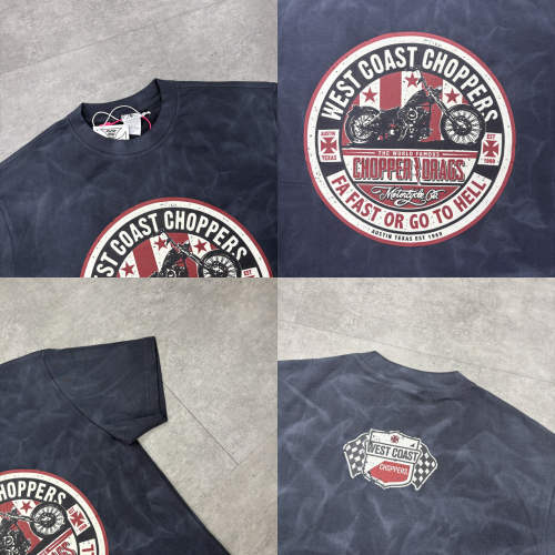 West Coast Choppers Washed Distressed T-Shirt