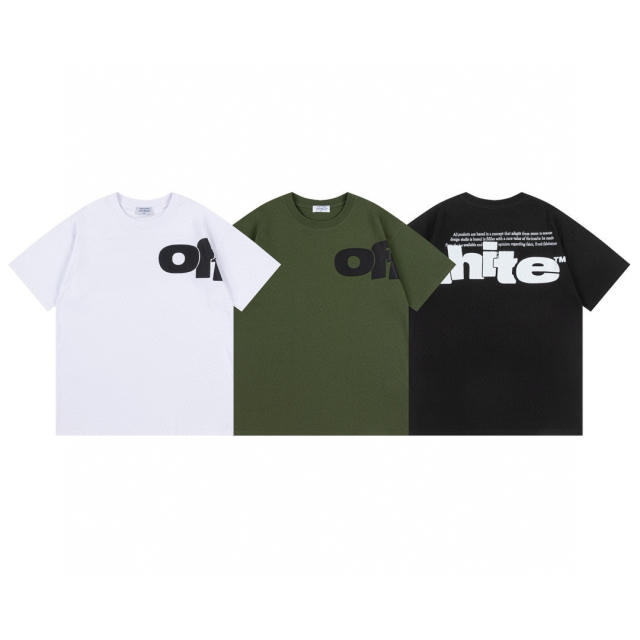 OW 25SS T-Shirt (Black/White)