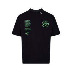 1:1 Top Quality Off White Off-White Tape Arrow T-Shirt Black White