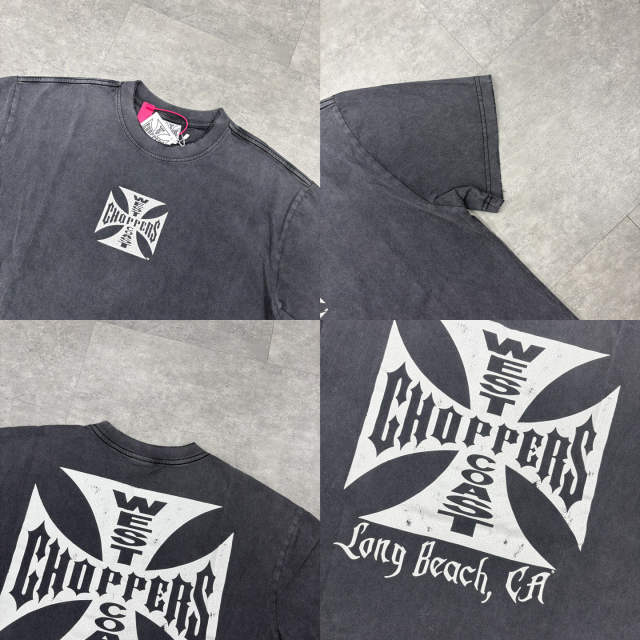 West Coast Choppers Washed Distressed T-Shirt