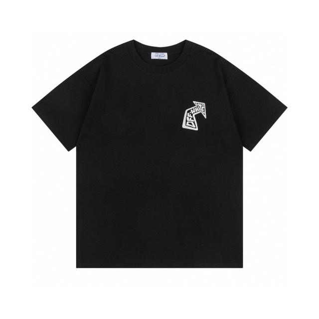 OW 25SS Nail T-Shirt (Black/White)