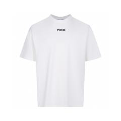 1:1 Top Quality Off White Off-White Tape Arrow T-Shirt Black White