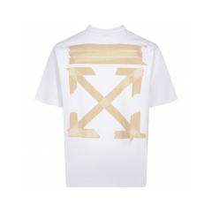 1:1 Top Quality OW Tape Arrows Over Tee T-Shirt