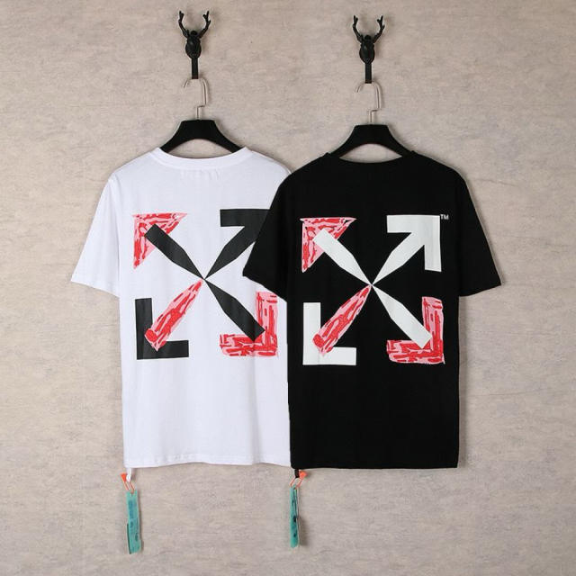 OW 25SS T-Shirt (Black/Red)