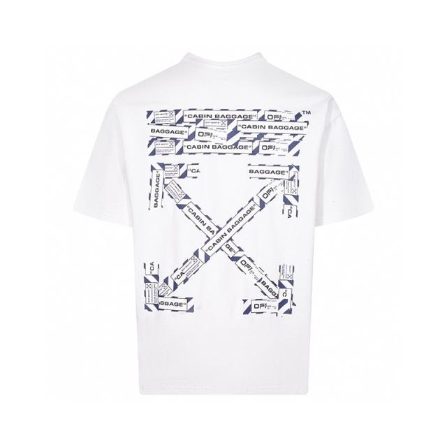 1:1 Top Quality Off White Off-White Tape Arrow T-Shirt Black White