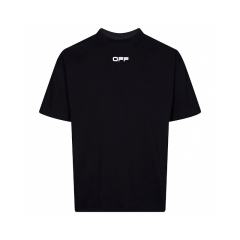 1:1 Top Quality Off White Off-White Tape Arrow T-Shirt Black White