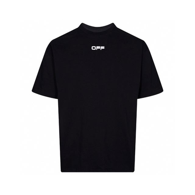 1:1 Top Quality Off White Off-White Tape Arrow T-Shirt Black White