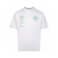 1:1 Top Quality Off White Off-White Tape Arrow T-Shirt Black White