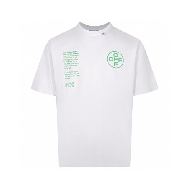 1:1 Top Quality Off White Off-White Tape Arrow T-Shirt Black White