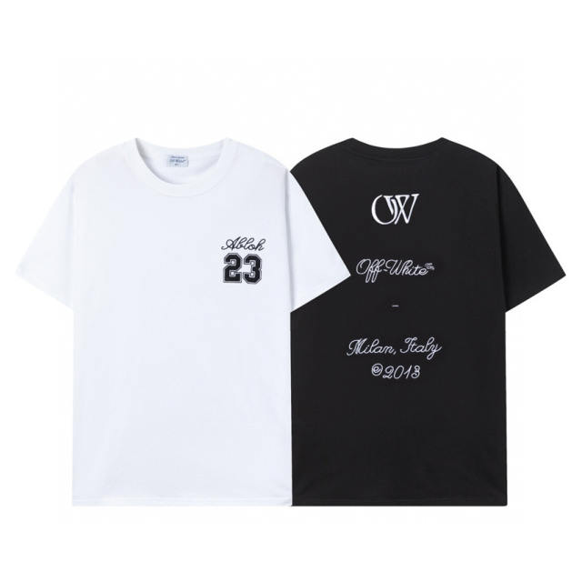 OW Shirt White Black