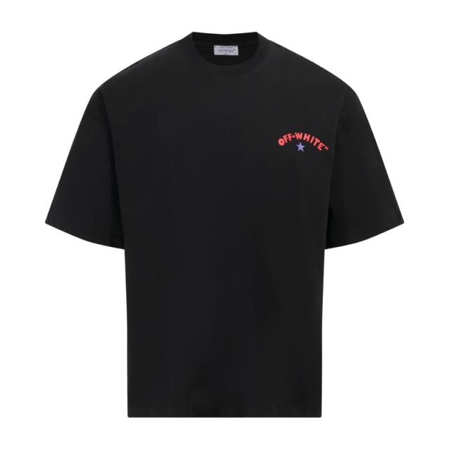 1:1 Top Quality OW SS19 Tee T-Shirt Black White