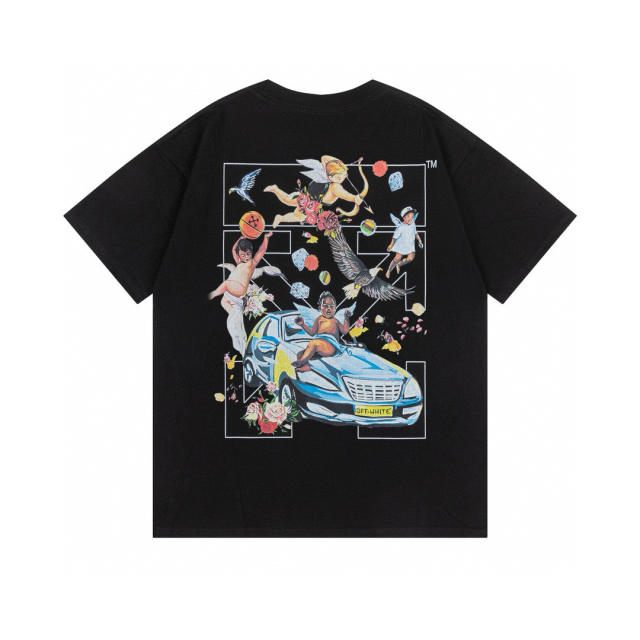 OW 25SS T-Shirt (Black/White)