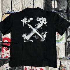 1:1 Top Quality OW SCAN ARR OVER T-SHIRT BLACK