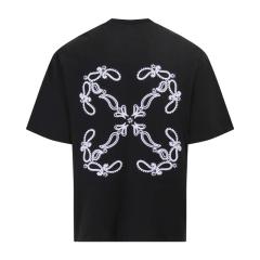 1:1 Top Quality OW SS19 Tee T-Shirt Black Beige
