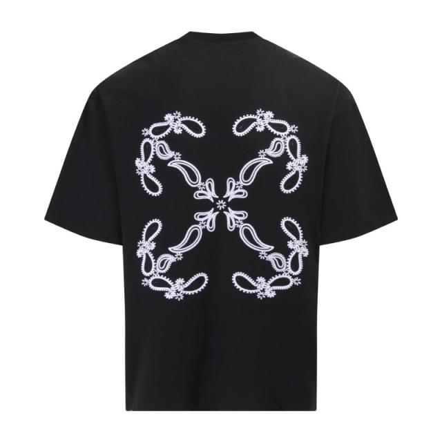 1:1 Top Quality OW SS19 Tee T-Shirt Black Beige