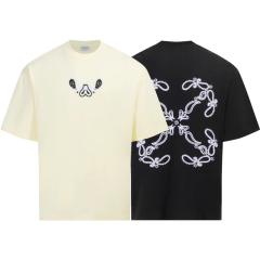 1:1 Top Quality OW SS19 Tee T-Shirt Black Beige