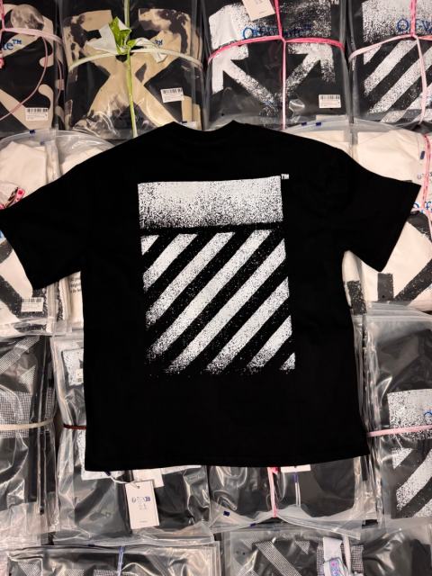 1:1 Top Quality OW Spray Ink Arrow T-Shirt