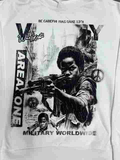 Vale Forever Military Worldwide Printed Hoodie
