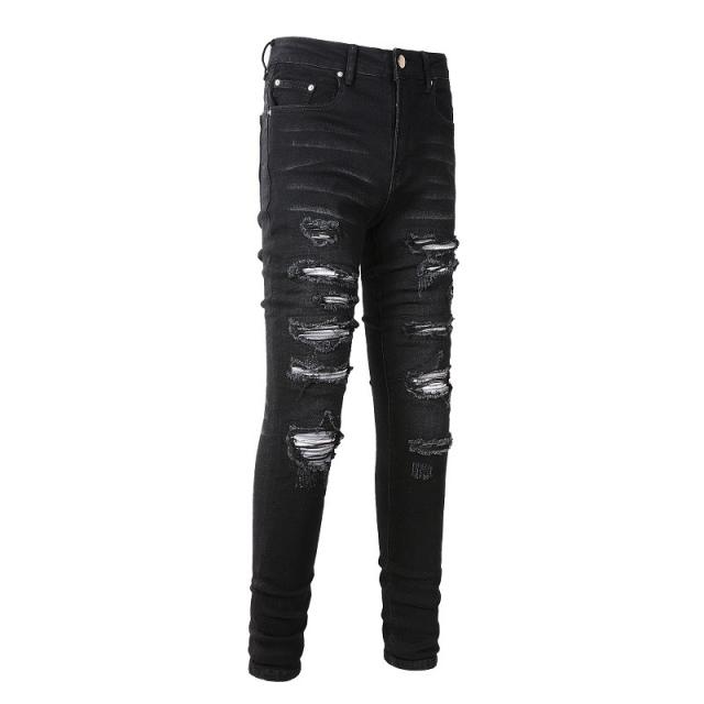 Amir* Destroy Patch Jeans