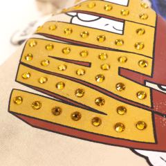 Absurd Cartoon Print Washed Version Tee 2 colors 28758556