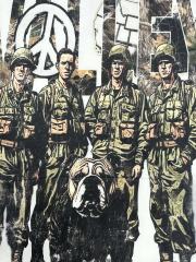 Vale Forever Soldiers and police dogs Printed Hoodie
