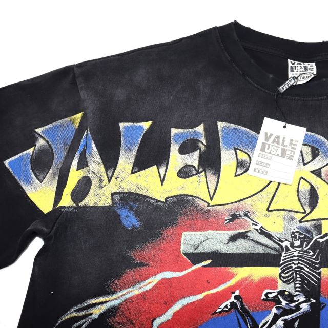 Gradient Letter Print Washed Version Tee 28756484
