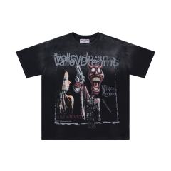 Vintage Devil Gun Graphic Grunge Streetwear T-Shirt 28978064