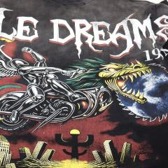Robot Flying Dragon Printed Washed Version Tee 28757614