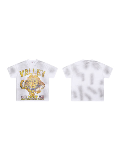 Vale Forever Leopard Print Washed Version Tee