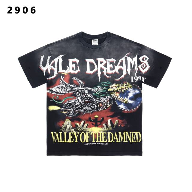 Robot Flying Dragon Printed Washed Version Tee 28757614
