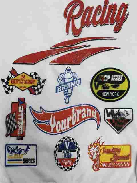 Vale Forever Racing Badge Printed Hoodie