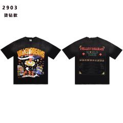 Absurd Cartoon Print Washed Version Tee 2 colors 28758556
