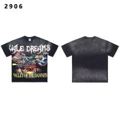 Robot Flying Dragon Printed Washed Version Tee 28757614