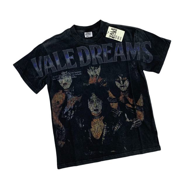 Vale Forever Rock Band Portrait Print Washed Version Tee