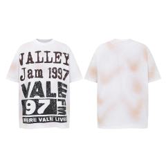 Vale Forever Mottled Letter Print Washed Version Tee